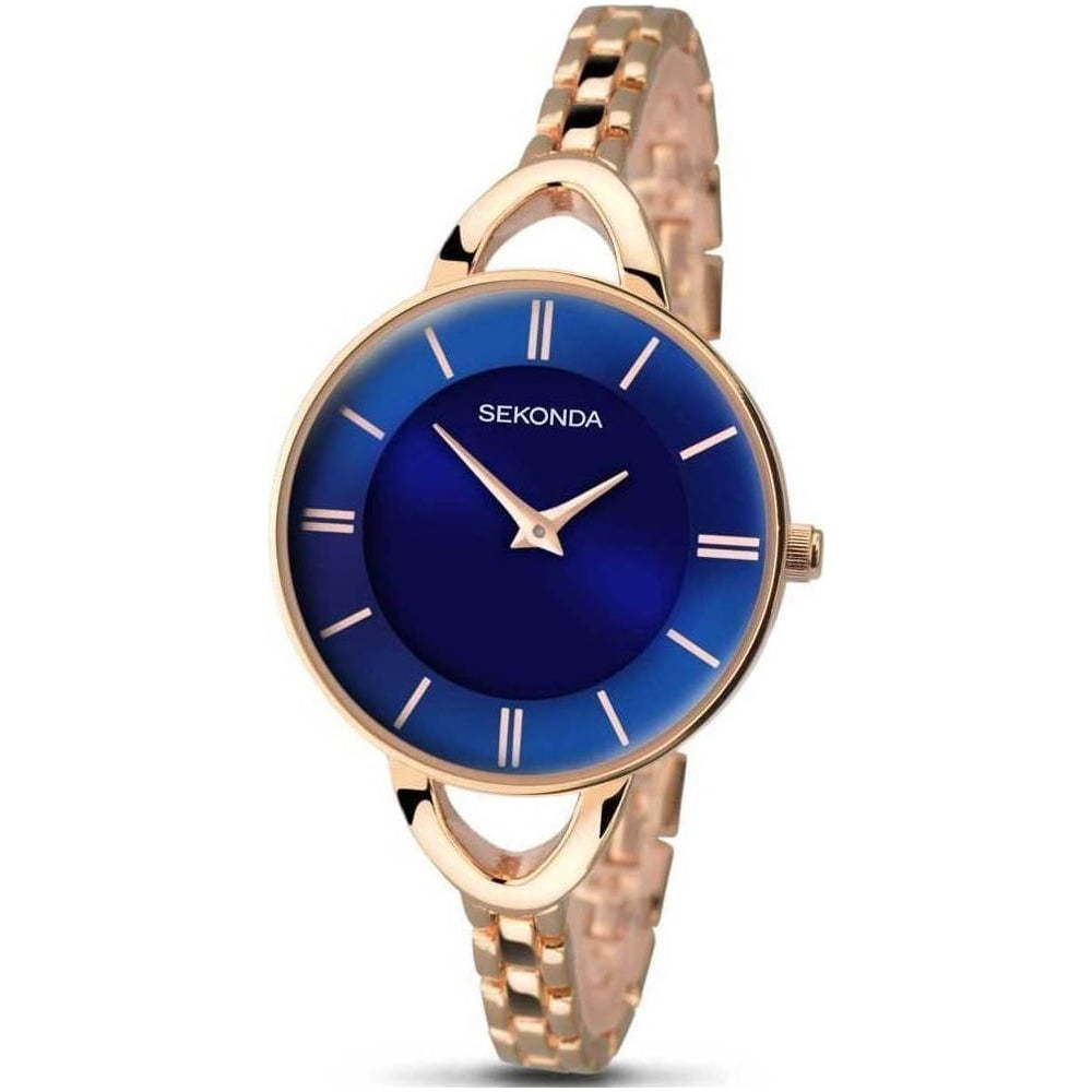 Ladies Rose Gold Plate Watch
