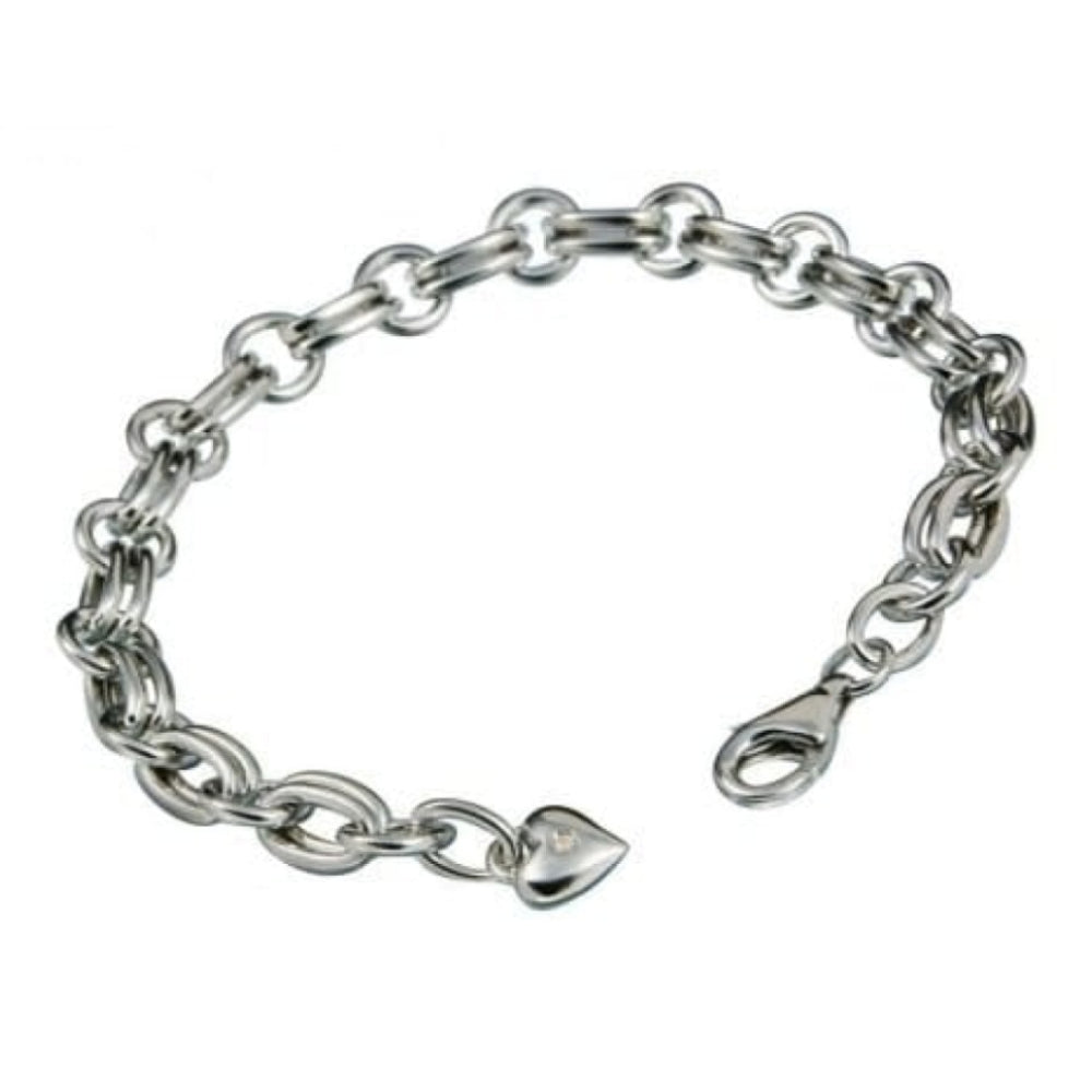 Ladies Charm Bracelet Holder With Hot Diamond