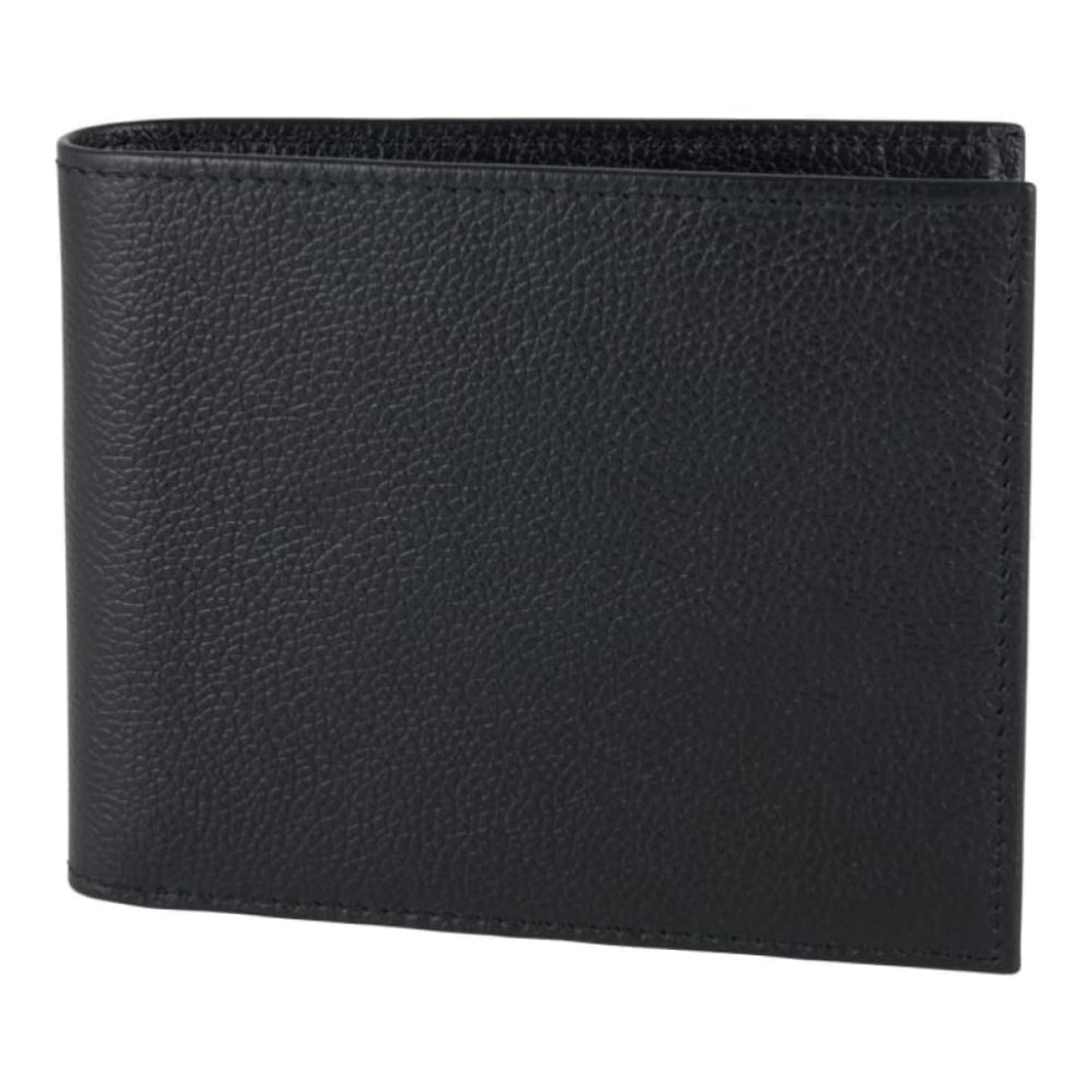 Leather Wallet with Pheasant lining -Black