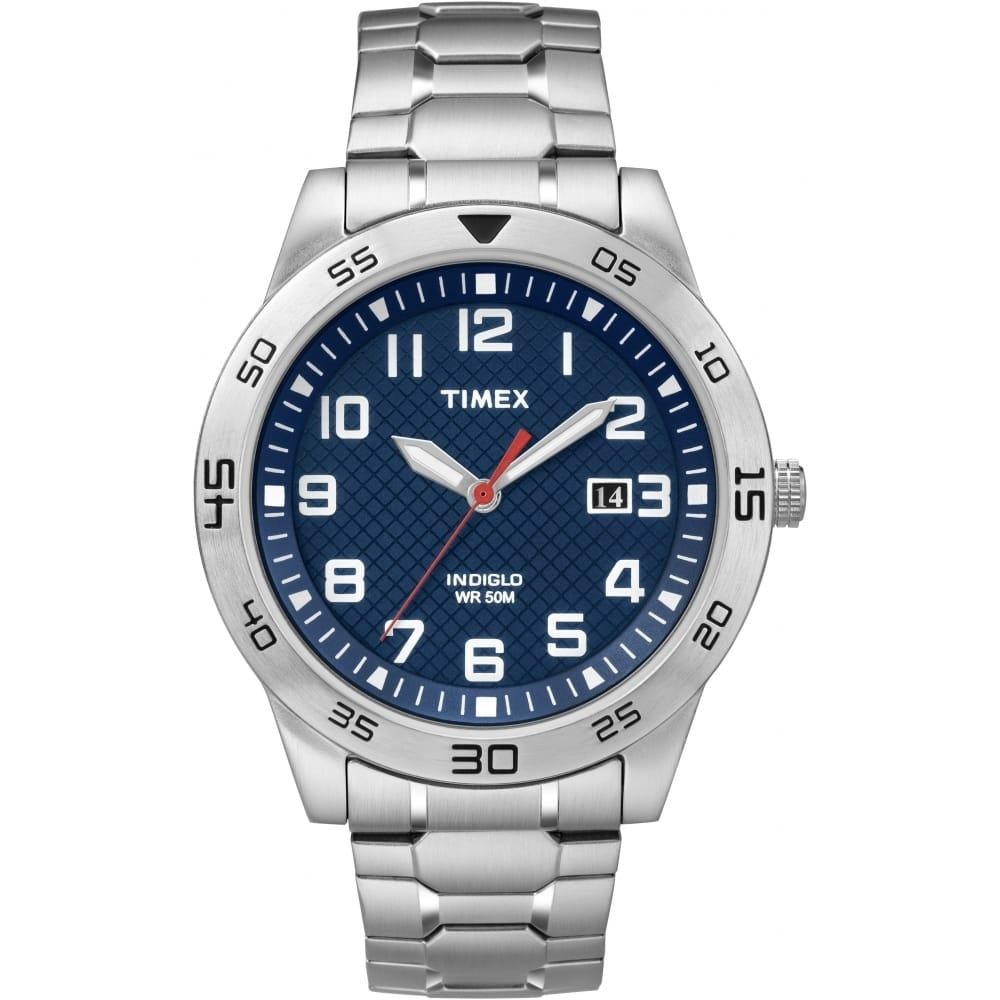 Men's ST Rd Case / Blue Dial with Date / SS ST Expansion Band
