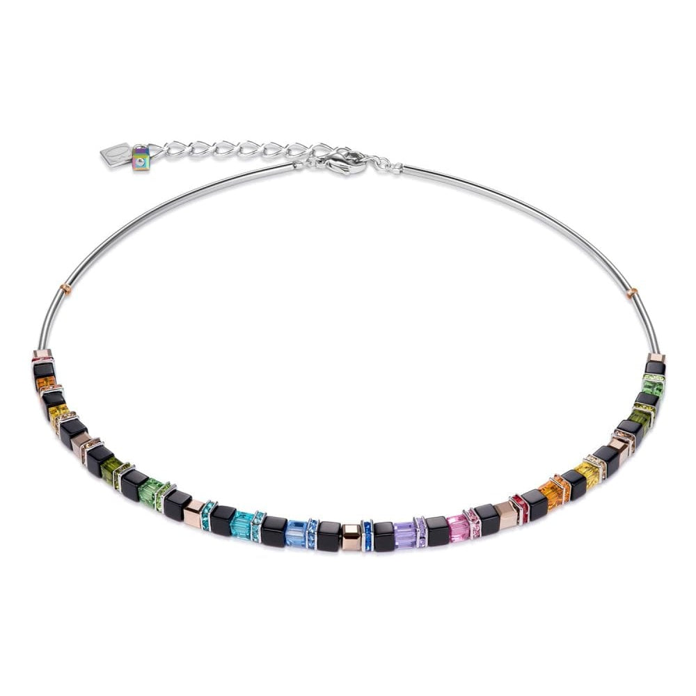 Multicolour Geo Cube Necklace