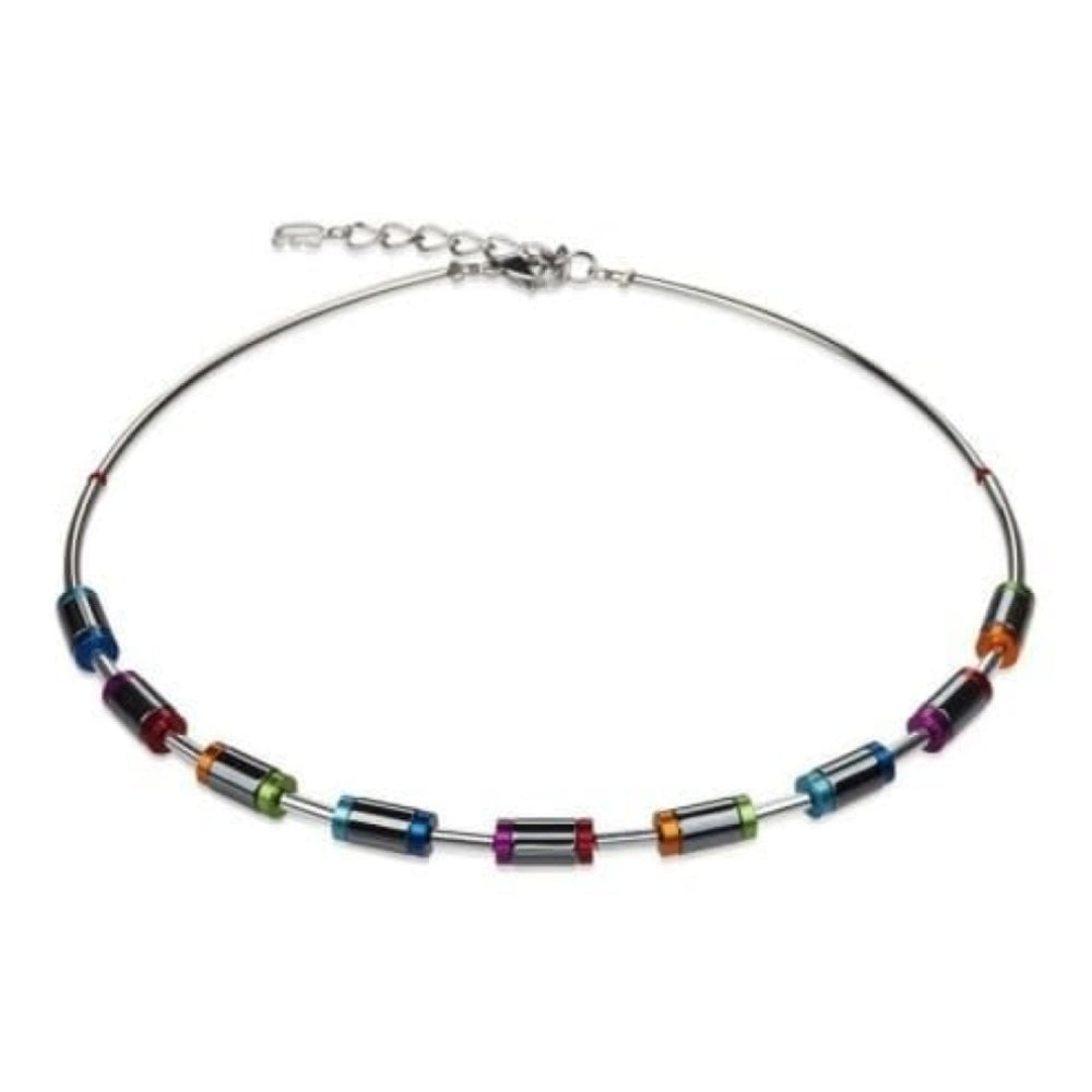 Ladies Diamond-Cut Aluminium Multicoloured Necklace