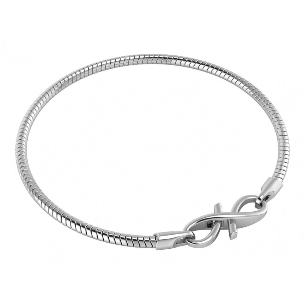 Sterling Silver Endless Logo Bracelet