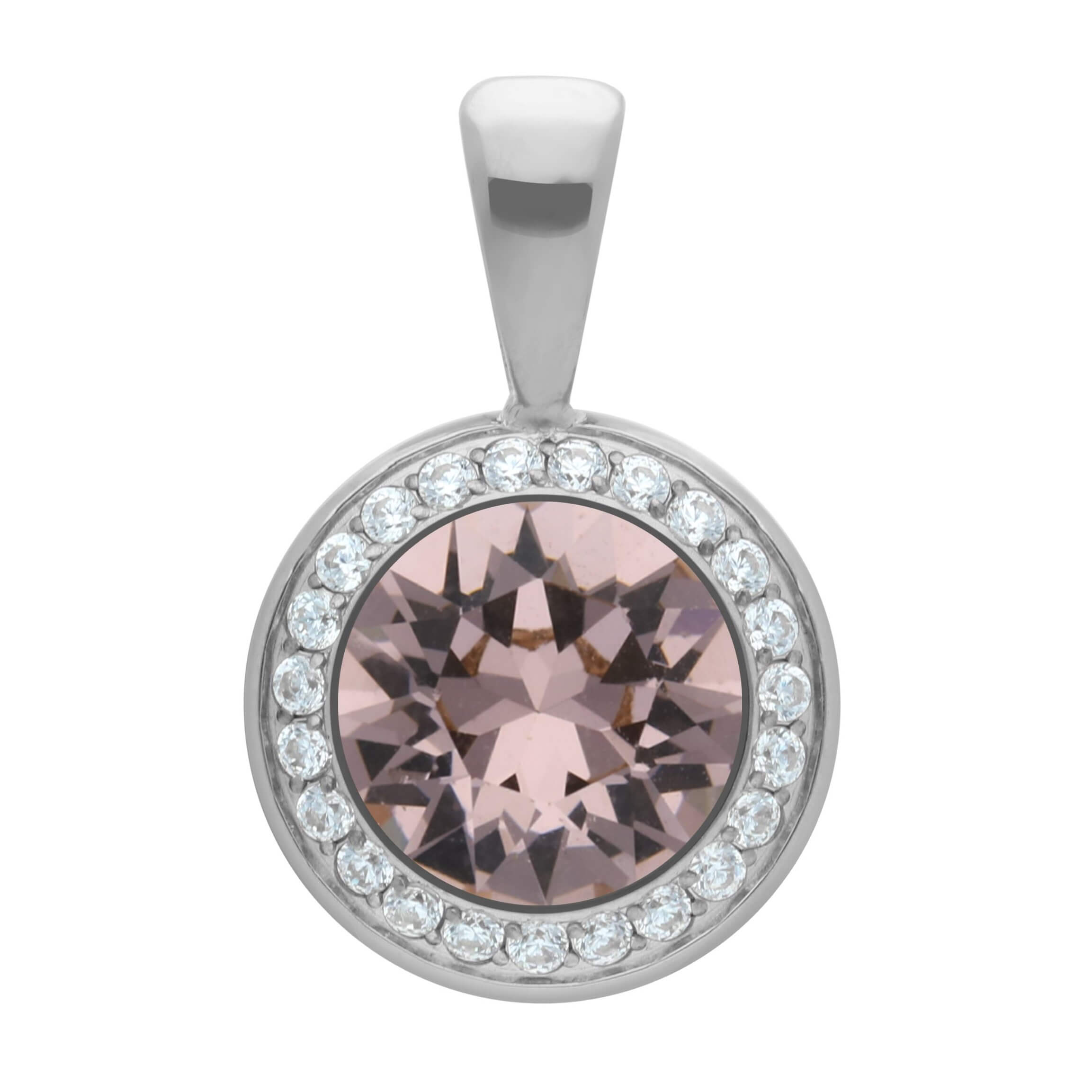 Vintage Rose Pendant TONDO Deluxe 13mm (S/P)