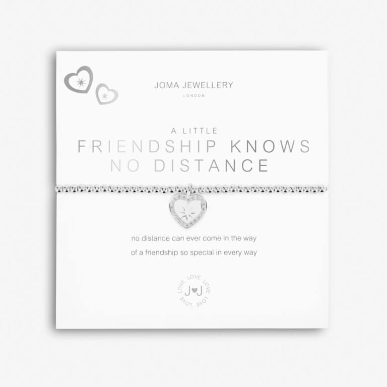 A Little | Friendship Knows No Distance | Silver | Bracelet | 17.5cm Stretch