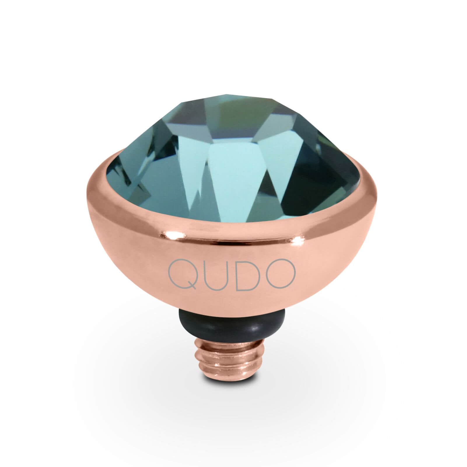 BOTTONE (RG/P) 10mm Smoked Sapphire Ring Top