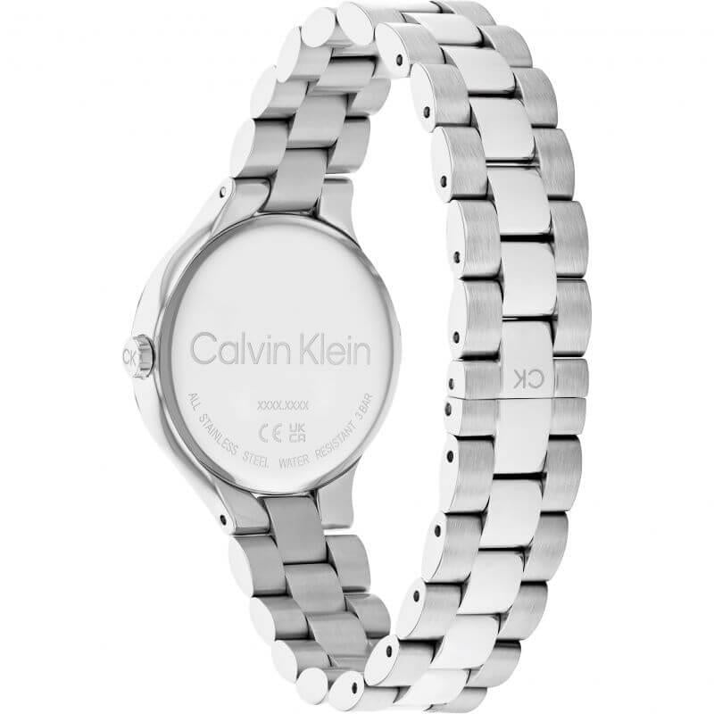 Linked Pink Sunray Dial Stainless Steel Bracelet Strap Ladies Watch