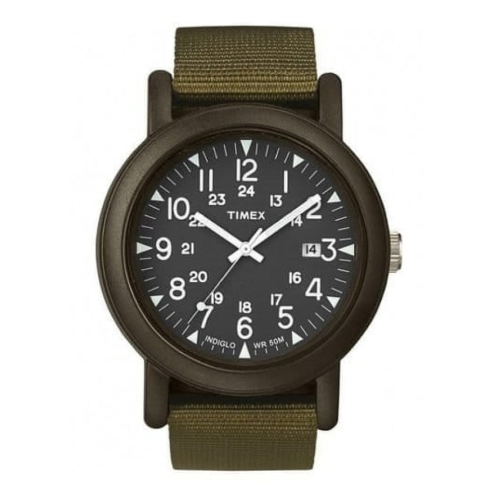 Gents Camper Olive Green Strap Watch