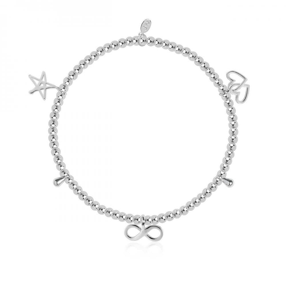 Life's A Charm | Forever Friends | Silver | Charm Bracelet | 17.5cm Stretch
