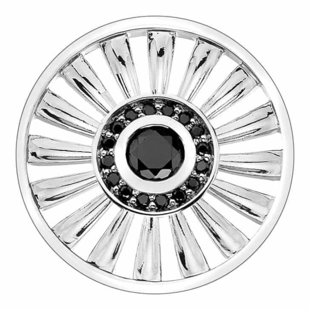 Art Deco Sunrise Coin - 25 mm