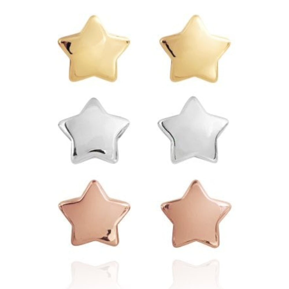 Florence | Set Of 3 Star Earrings