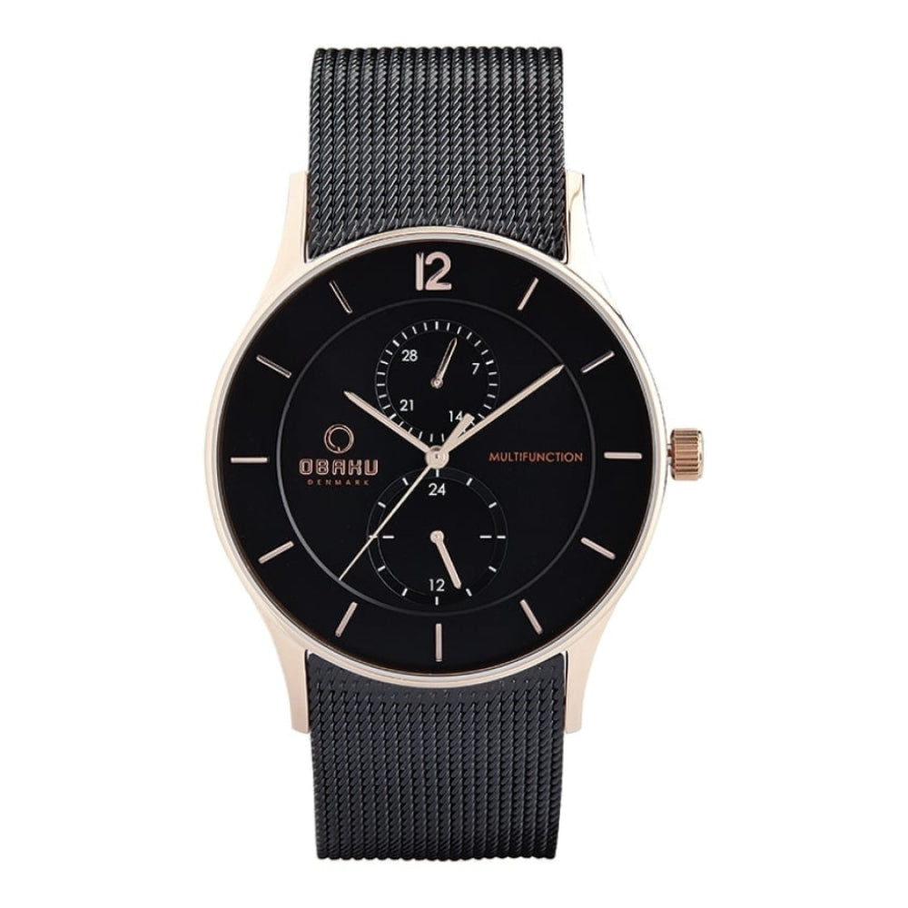TORDEN - NIGHT Rose Gold Plated Multifunction Watch