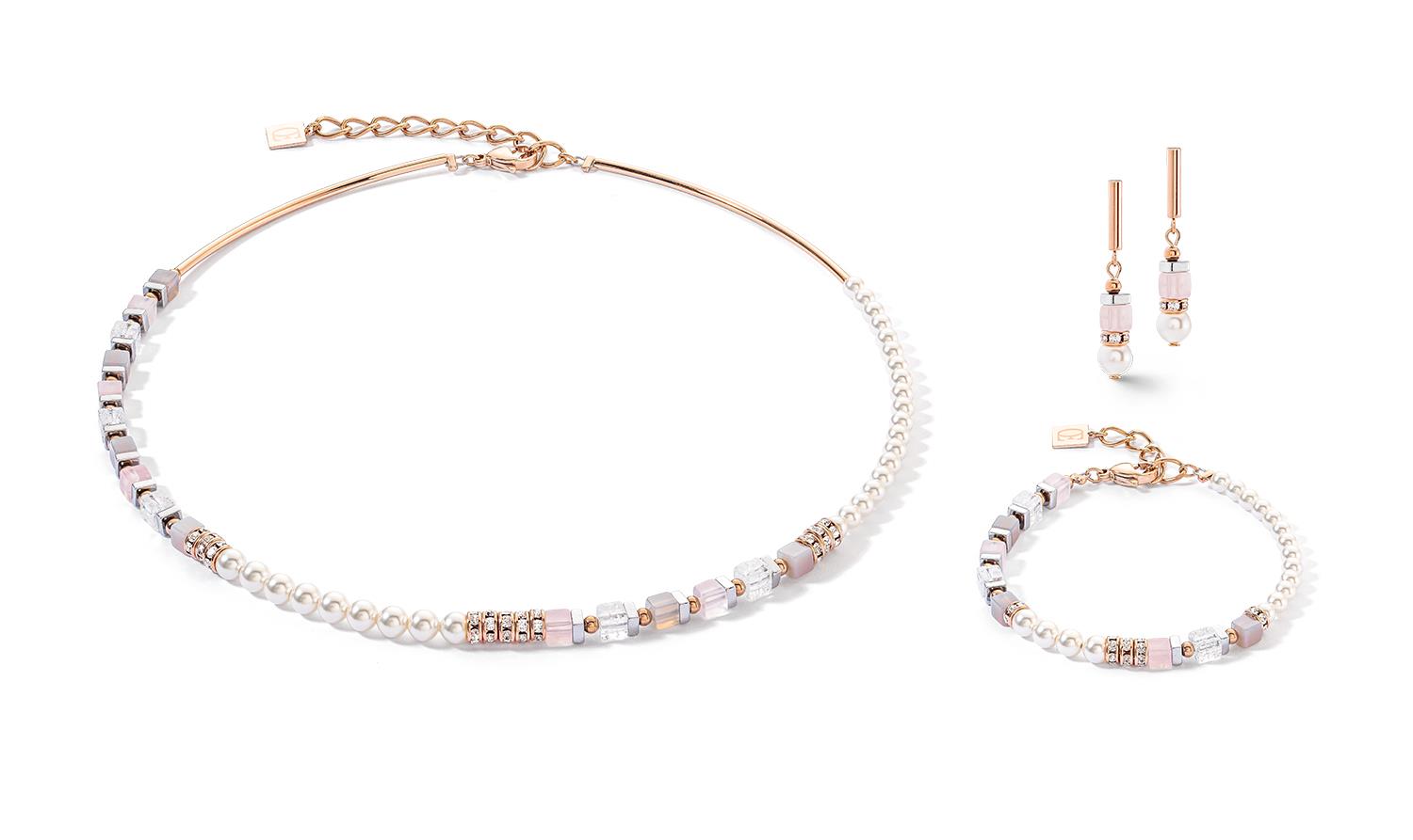 Precious Fusion Offset Rose Gold Light Rose Bracelet