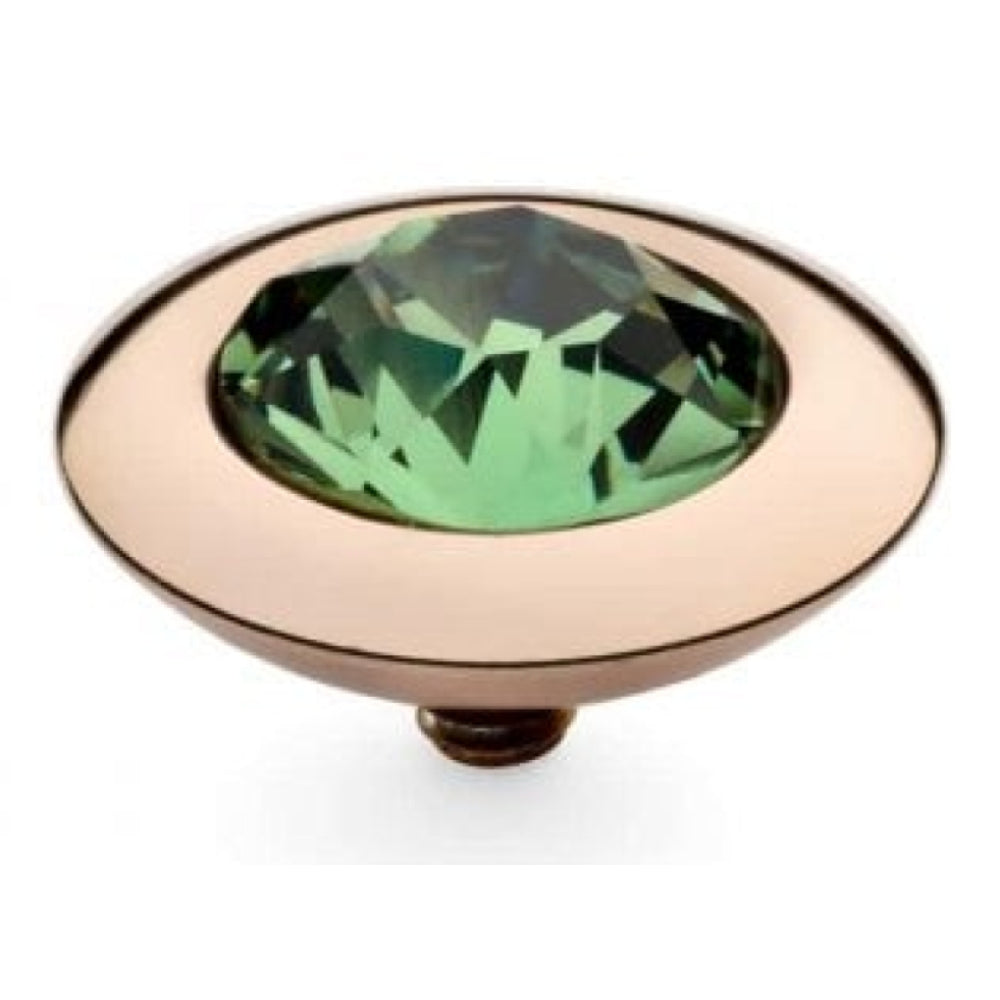 Famosa Rose Gold 13mm Tondo Ring Top Erinite