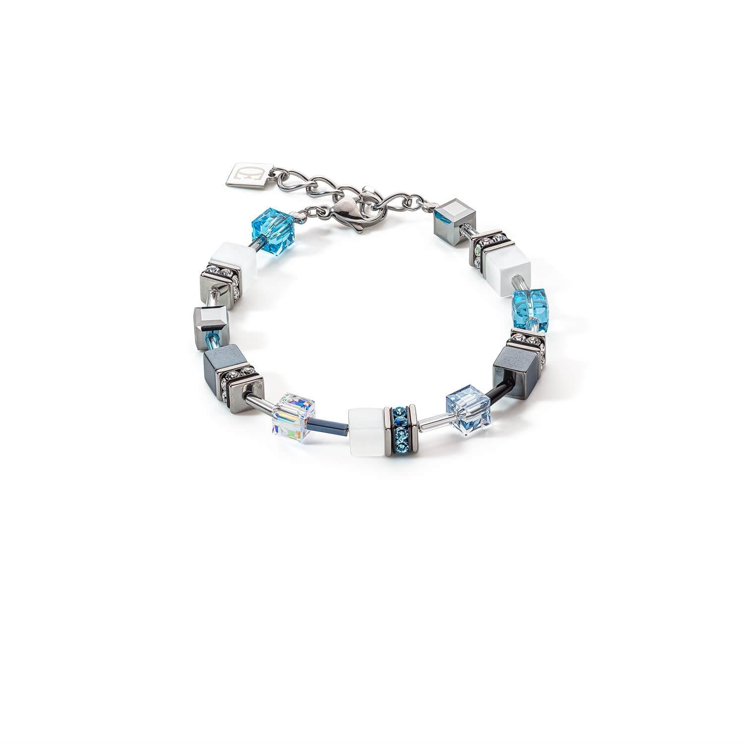 Aqua GeoCUBE Iconic Monochrome Bracelet