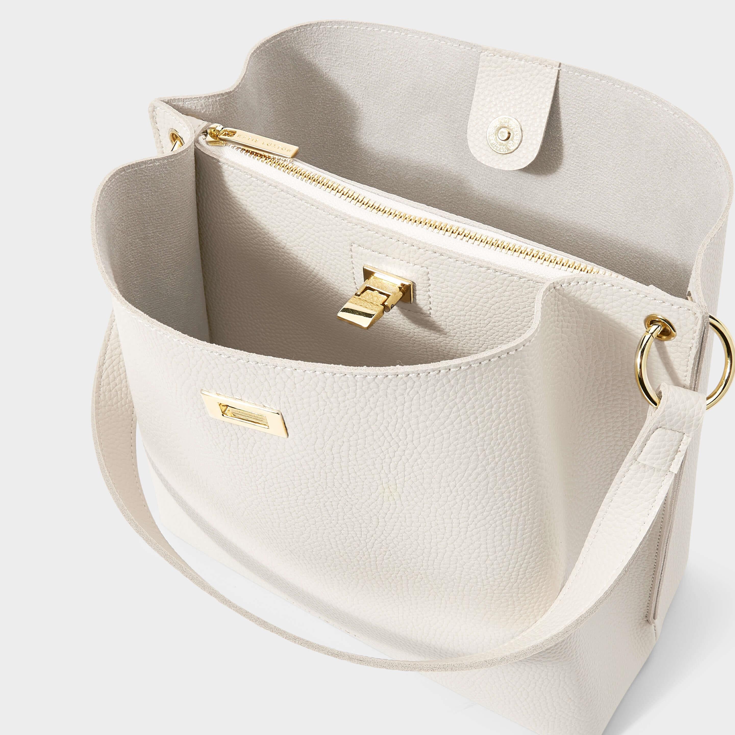 Reese Shoulder Bag | Off White | 28 X 29 X 15cm