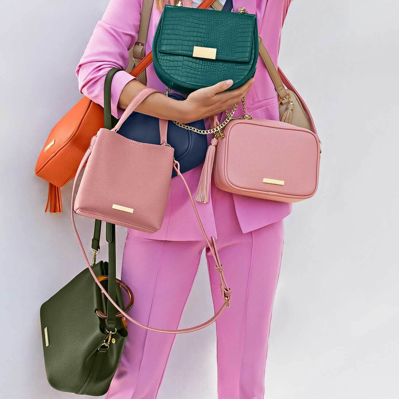 Tori Tortoiseshell Bag | Khaki