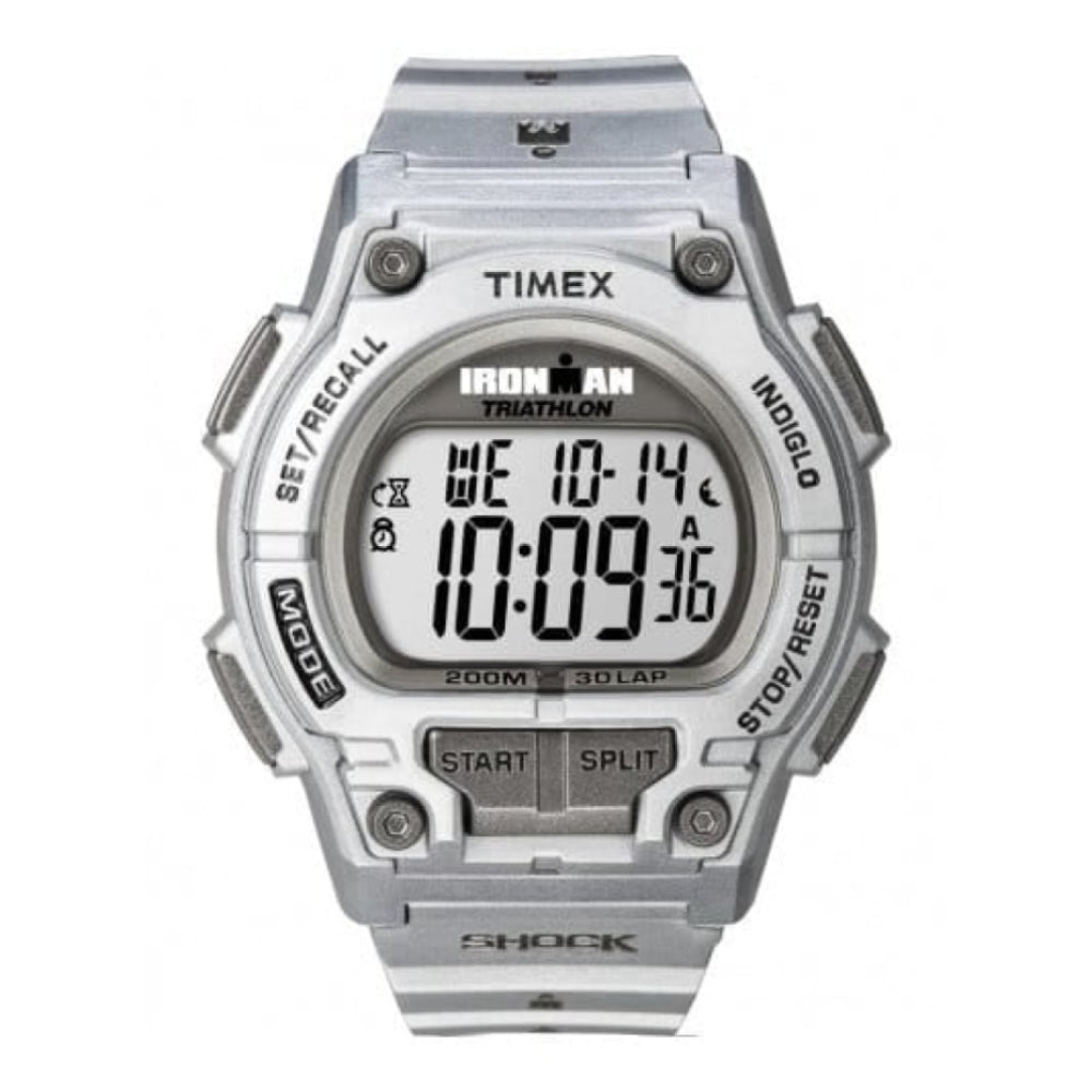 Gents Ironman Silver Coloured Digital Rubber Strap Watch