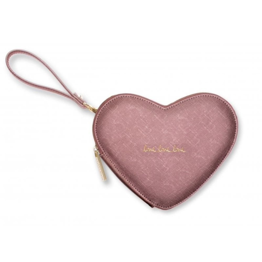 Love Heart Pouch - Bronze