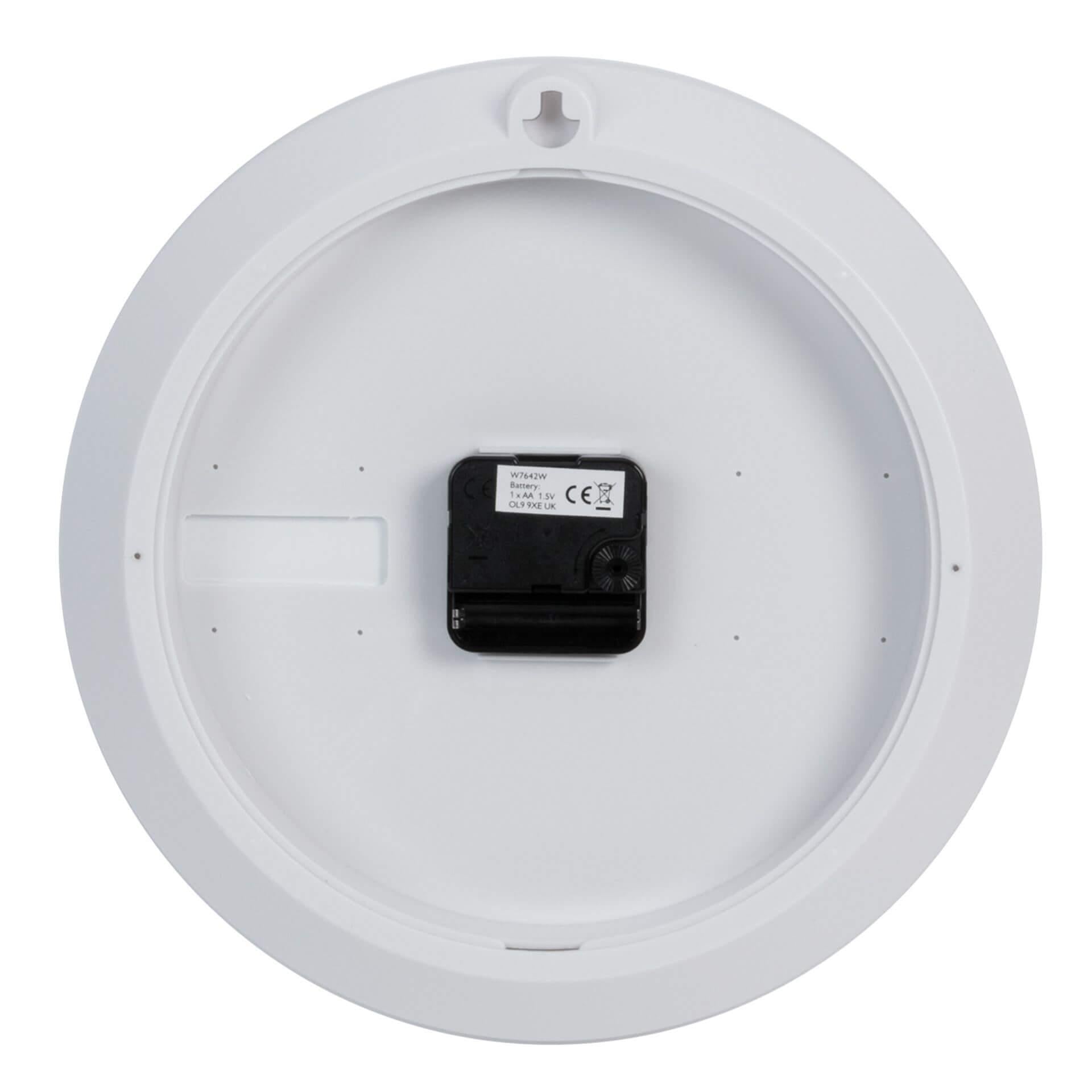 Round Wall Clock 40 cms White