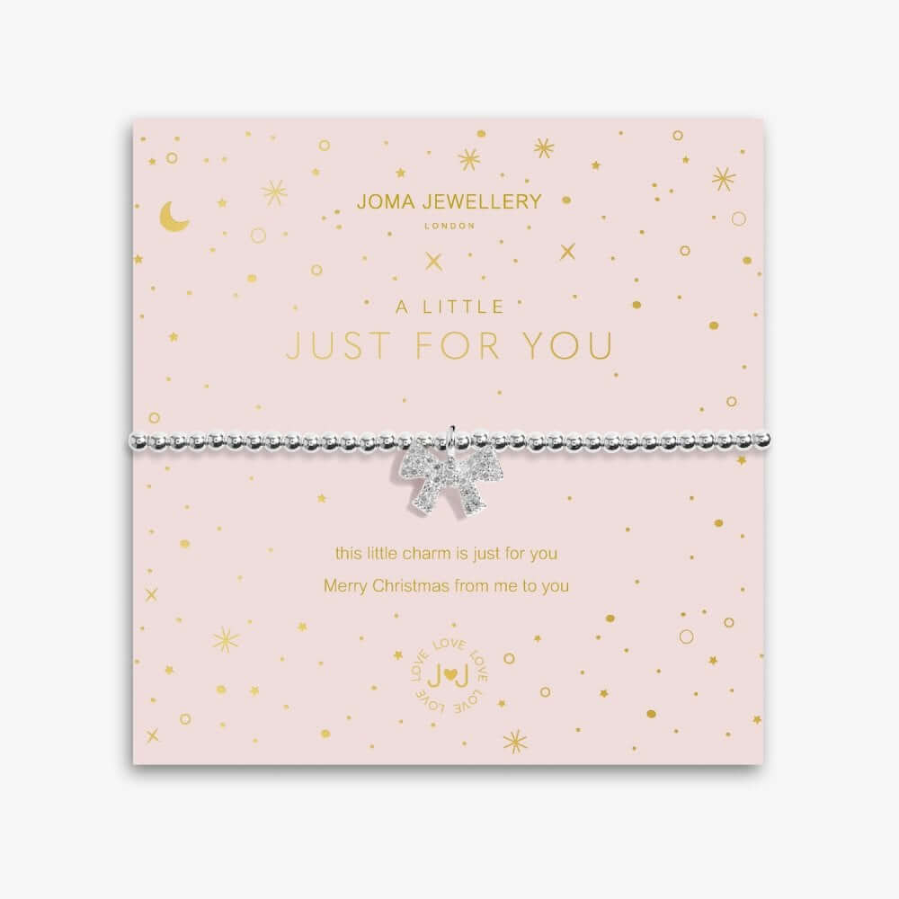 Christmas A Little | Just For You | Silver | Bracelet | 17.5cm Stretch