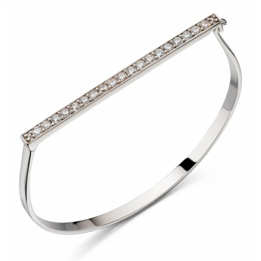 Pave Hinged Bangle