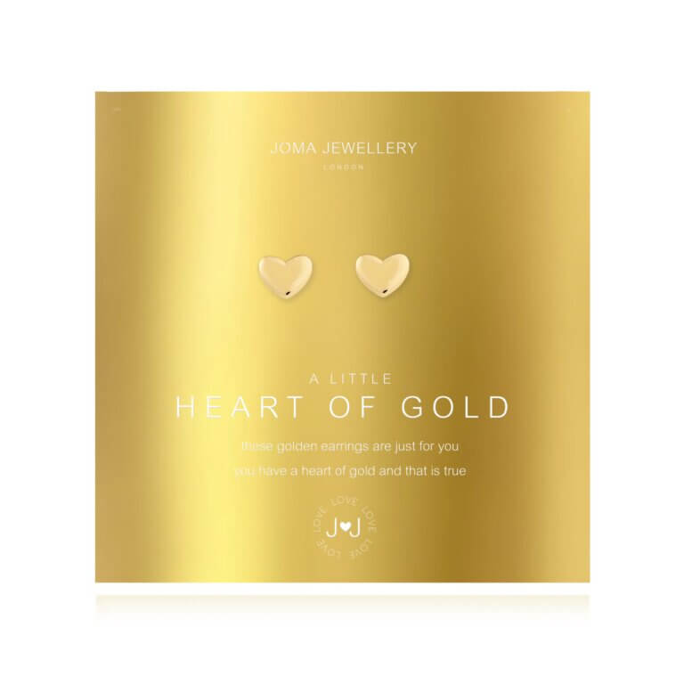 A Little | Heart Of Gold | Gold | Earrings