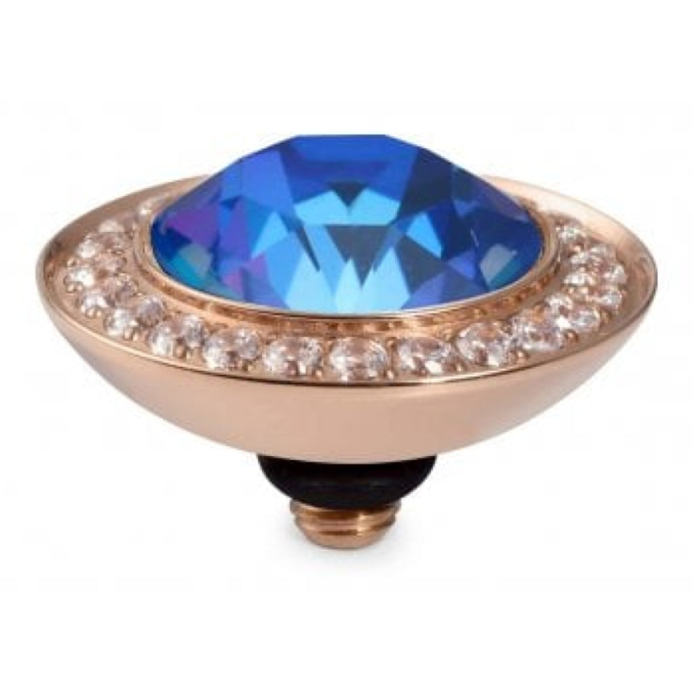 Royal Blue Delite Crystal Interchangeable Top Tondo Deluxe (Rg/P)