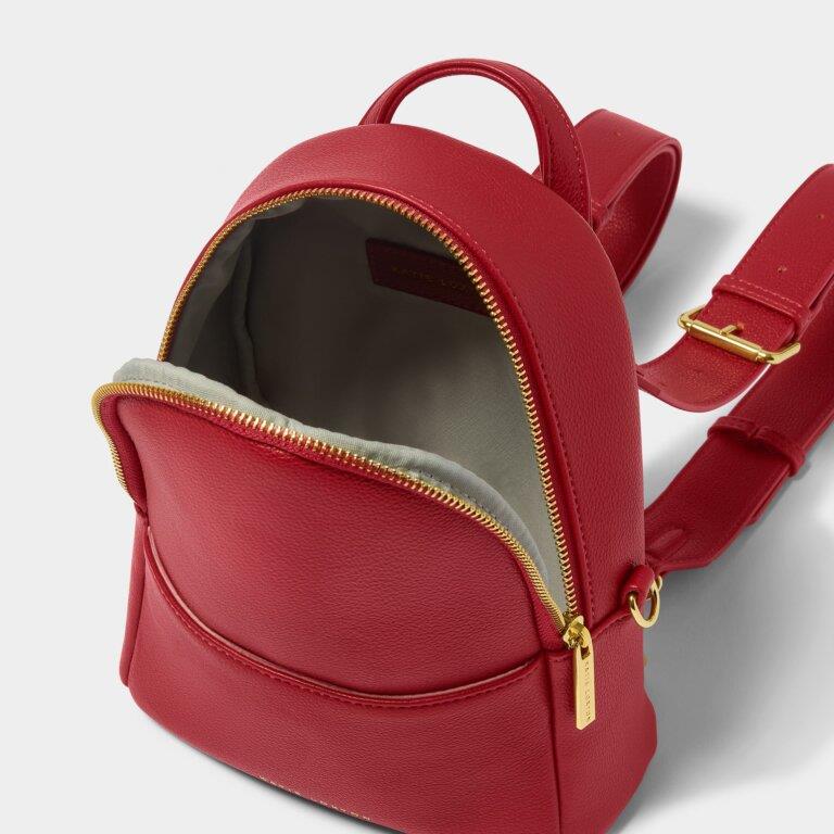 Mika Small Backpack - Garnet Red