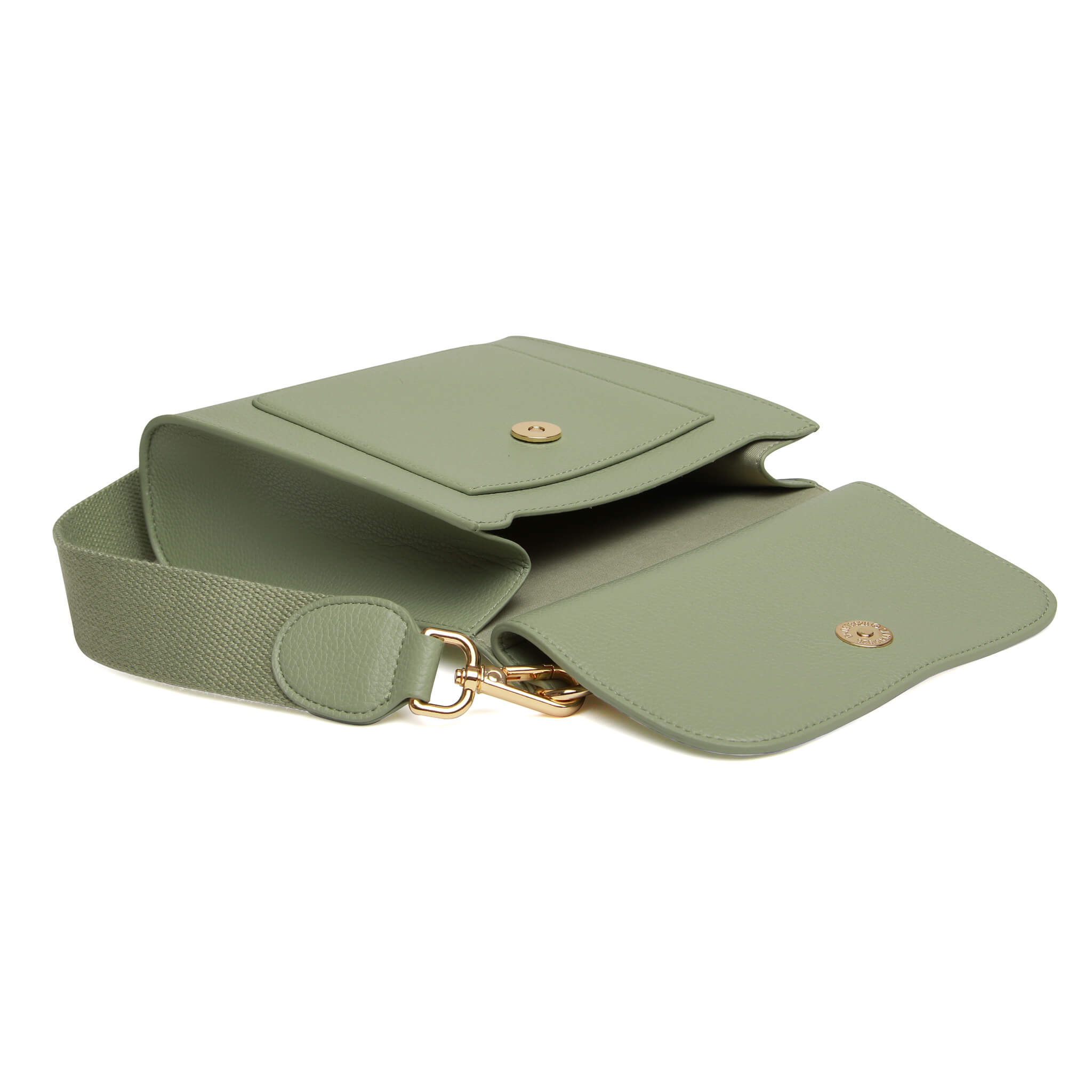 Bloomsbury Cross Body Bag In Sage