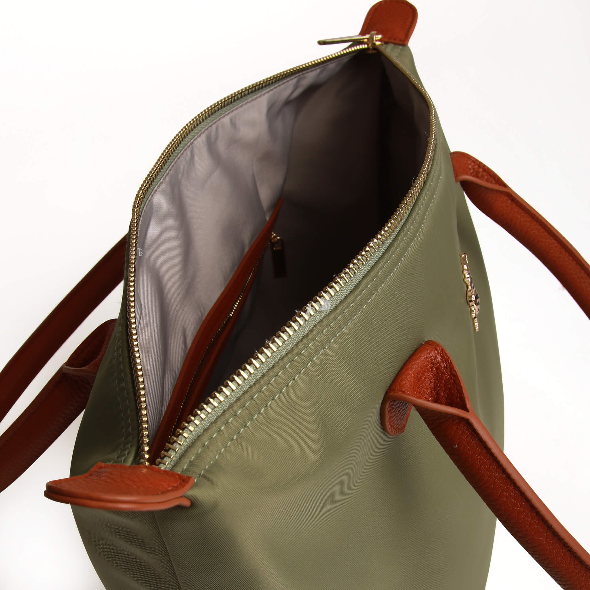 Medium Purley Tote Bag In Sage