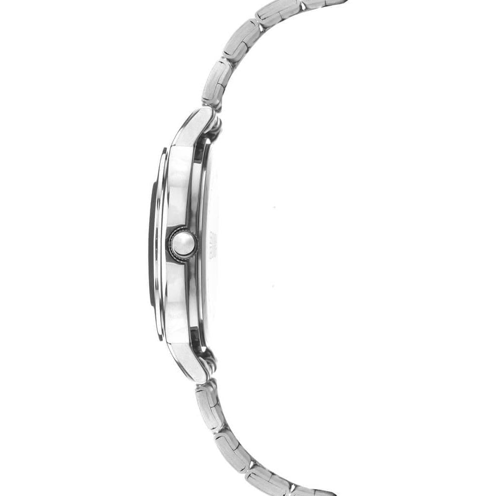 Stainless Steel Case With Blue Dial & Bracelet Strap Gents Watch