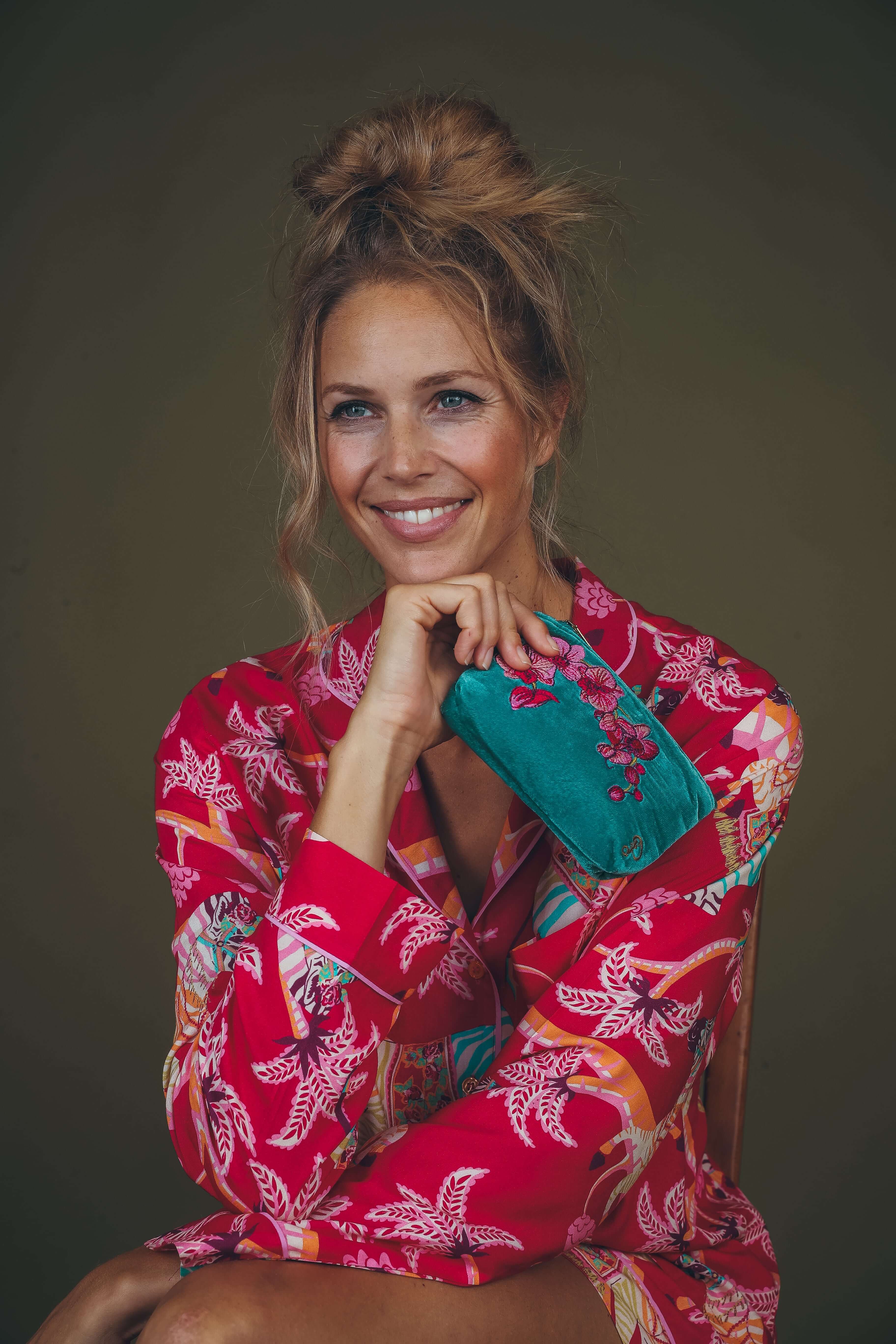 Spring Orchid Mini Pouch