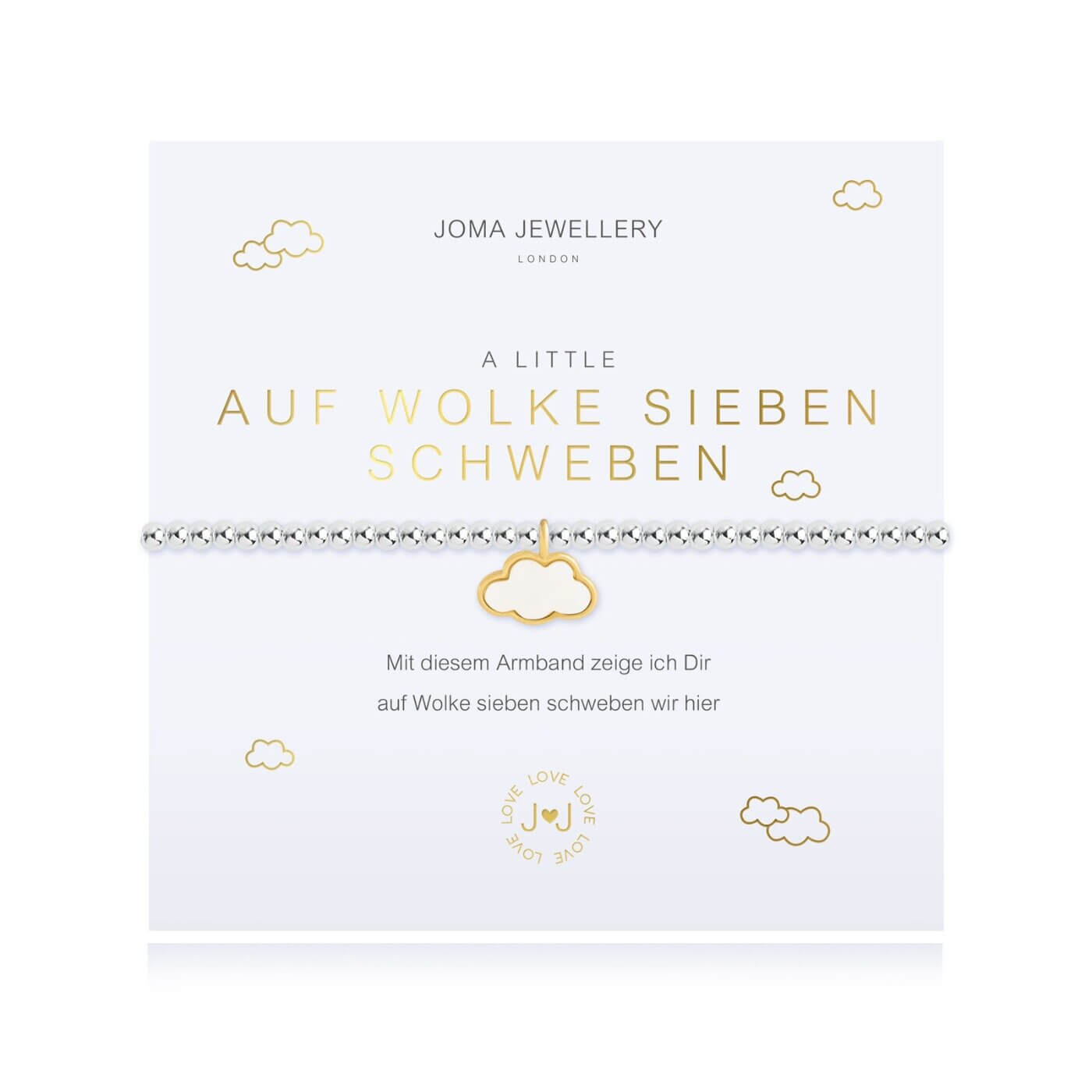 A Little | On Cloud Seven | Silver | Bracelet | 17.5cm Stretch (German)