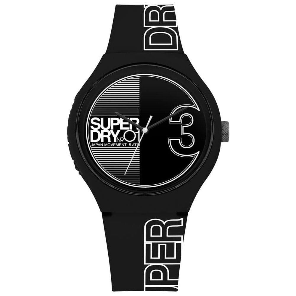 Urban XL Fusion Matt Black With White Print Dial Gents Watch