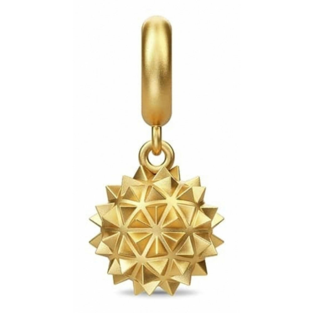 Gold Plated Spike Ball Charm