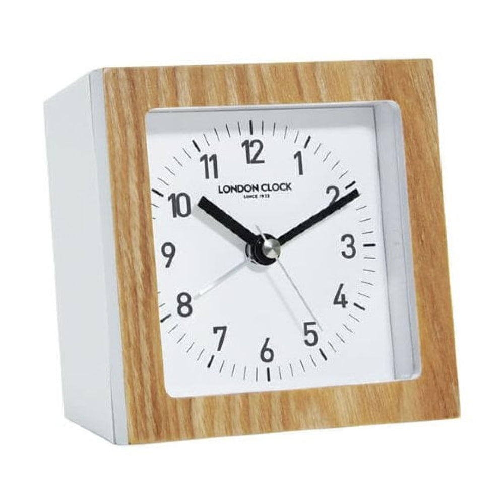 Square Wooden Alarm Clock