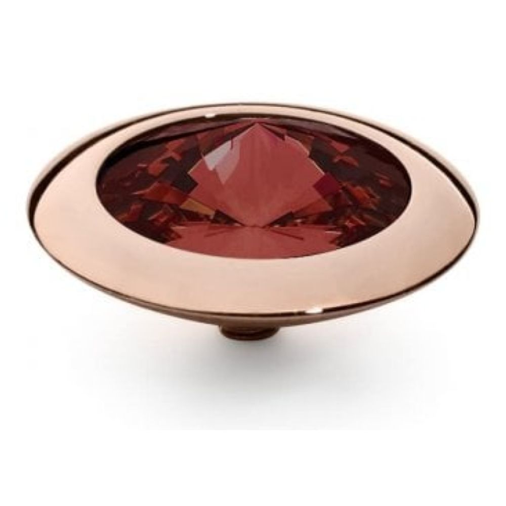 Famosa Rose Gold 16mm Tondo Ring Top Siam