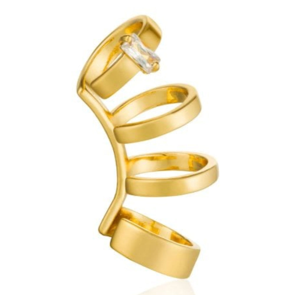 Glow Crawler Ear Cuff Gold