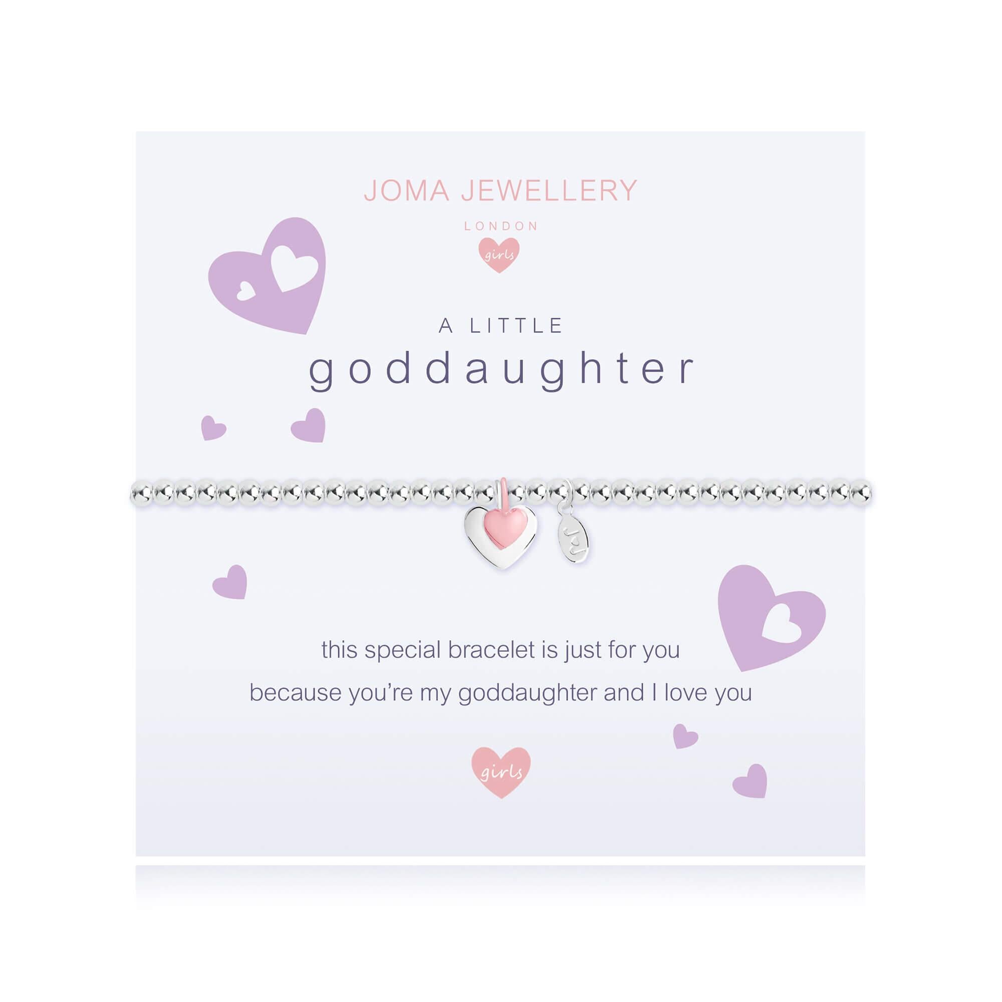 Children's A Little Goddaughter Bracelet