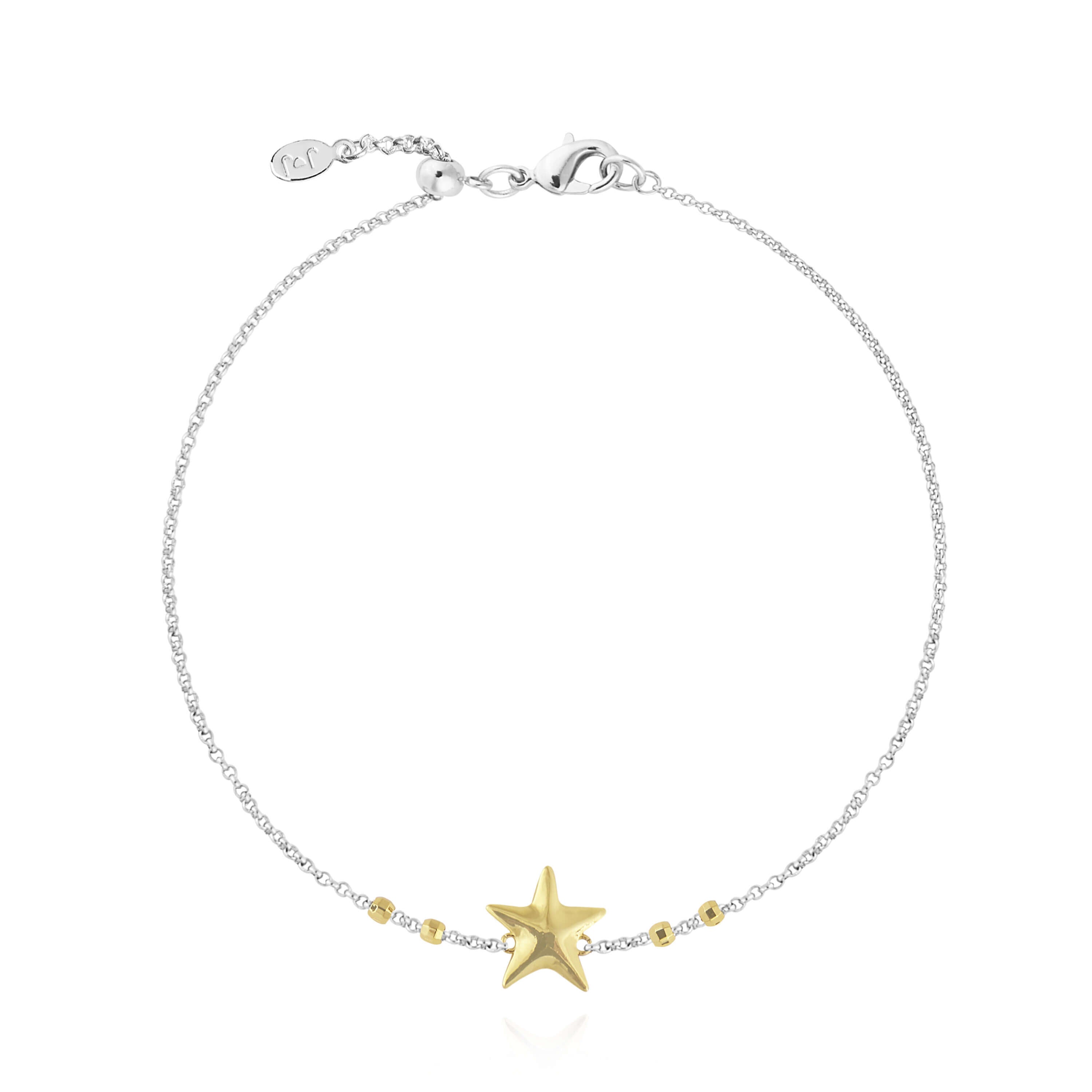 Two Tone Star Fish Anklet