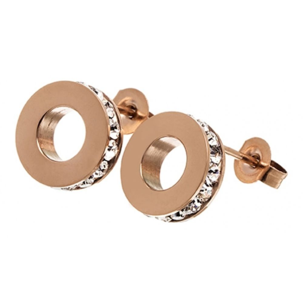 Isa Studs Rose Gold