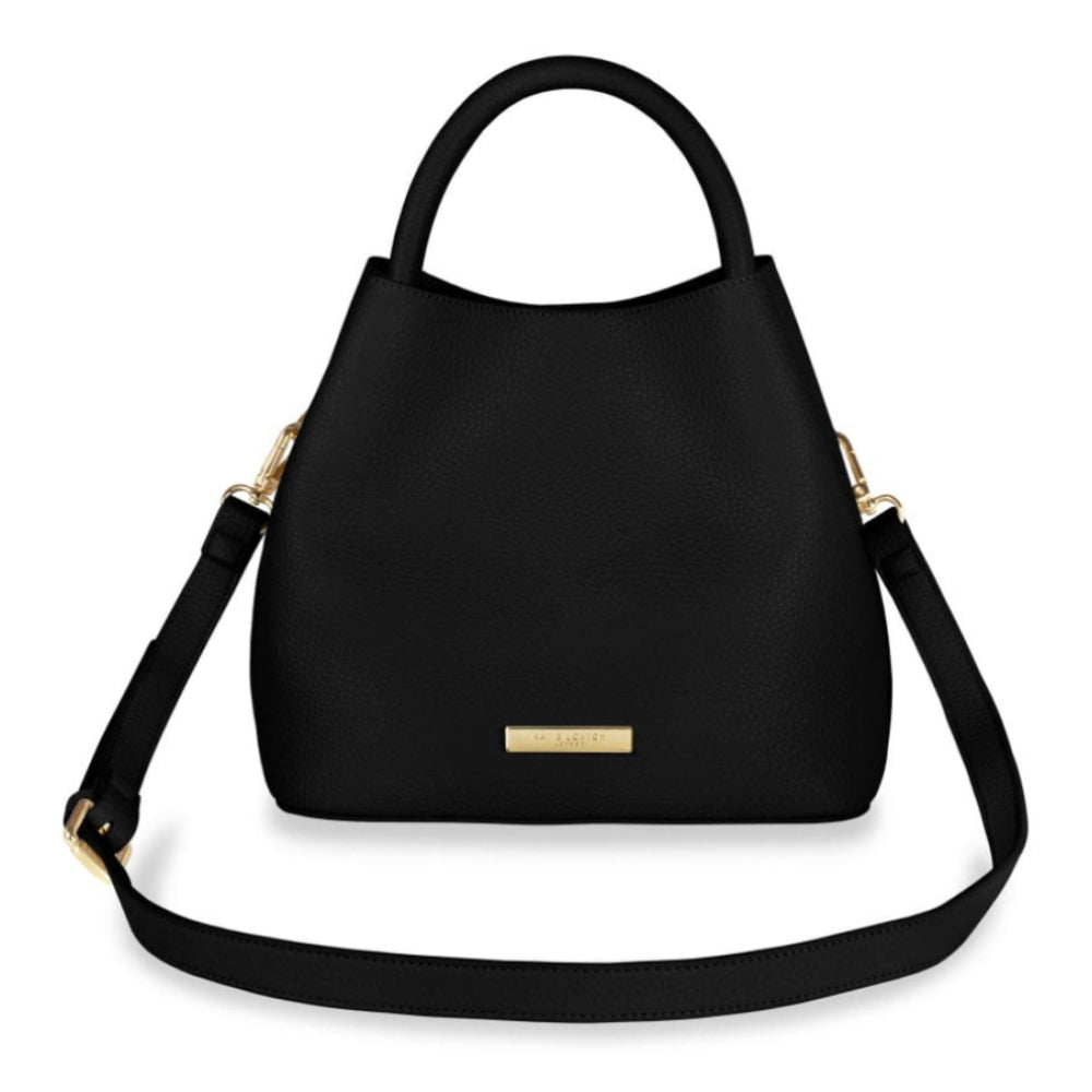 SIENNA SLOUCH BAG - Black - 22x24x15cm