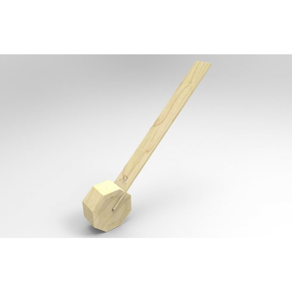 Octagon One Desk Lamp - Maple
