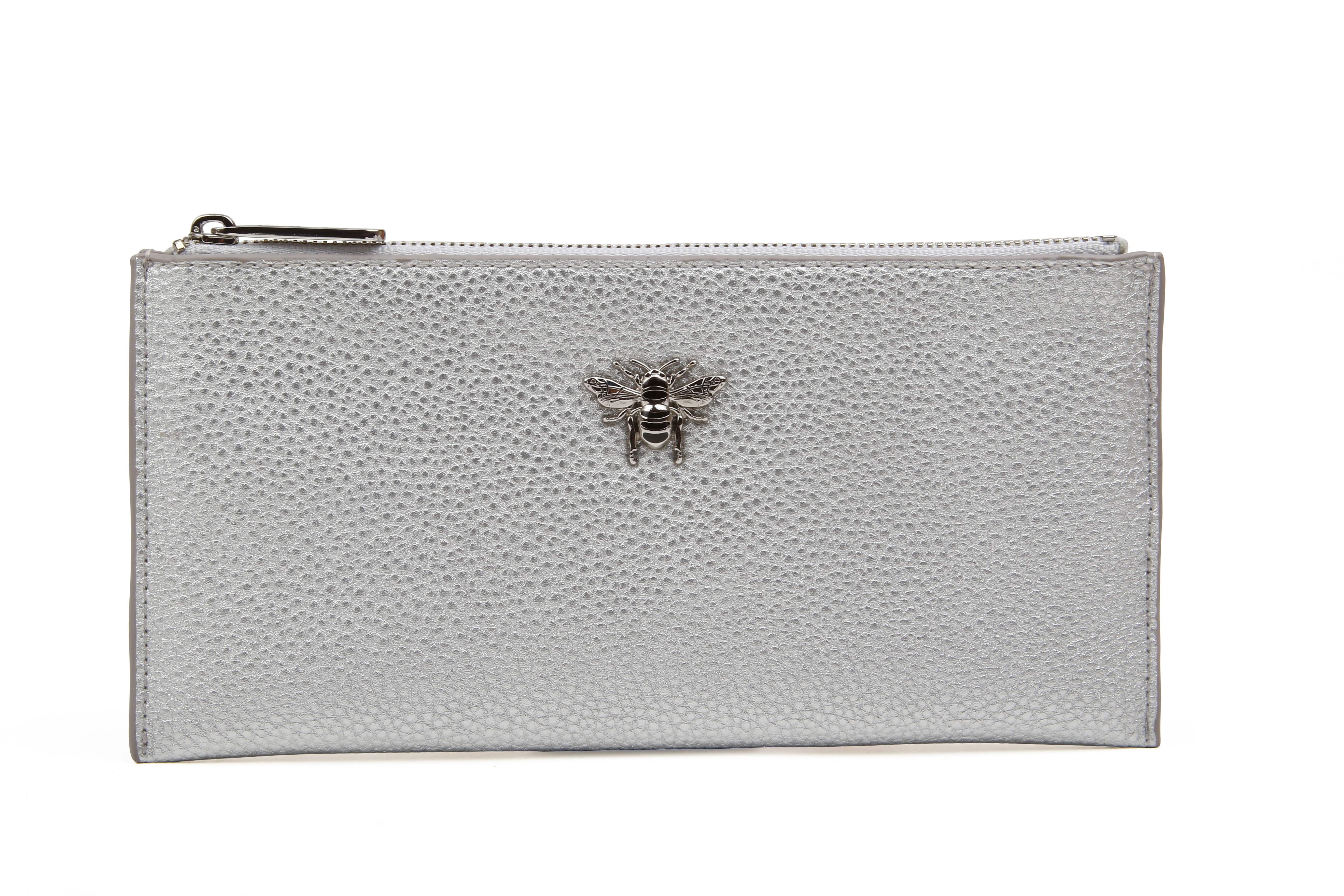 Brunel Slimline Purse In Silver