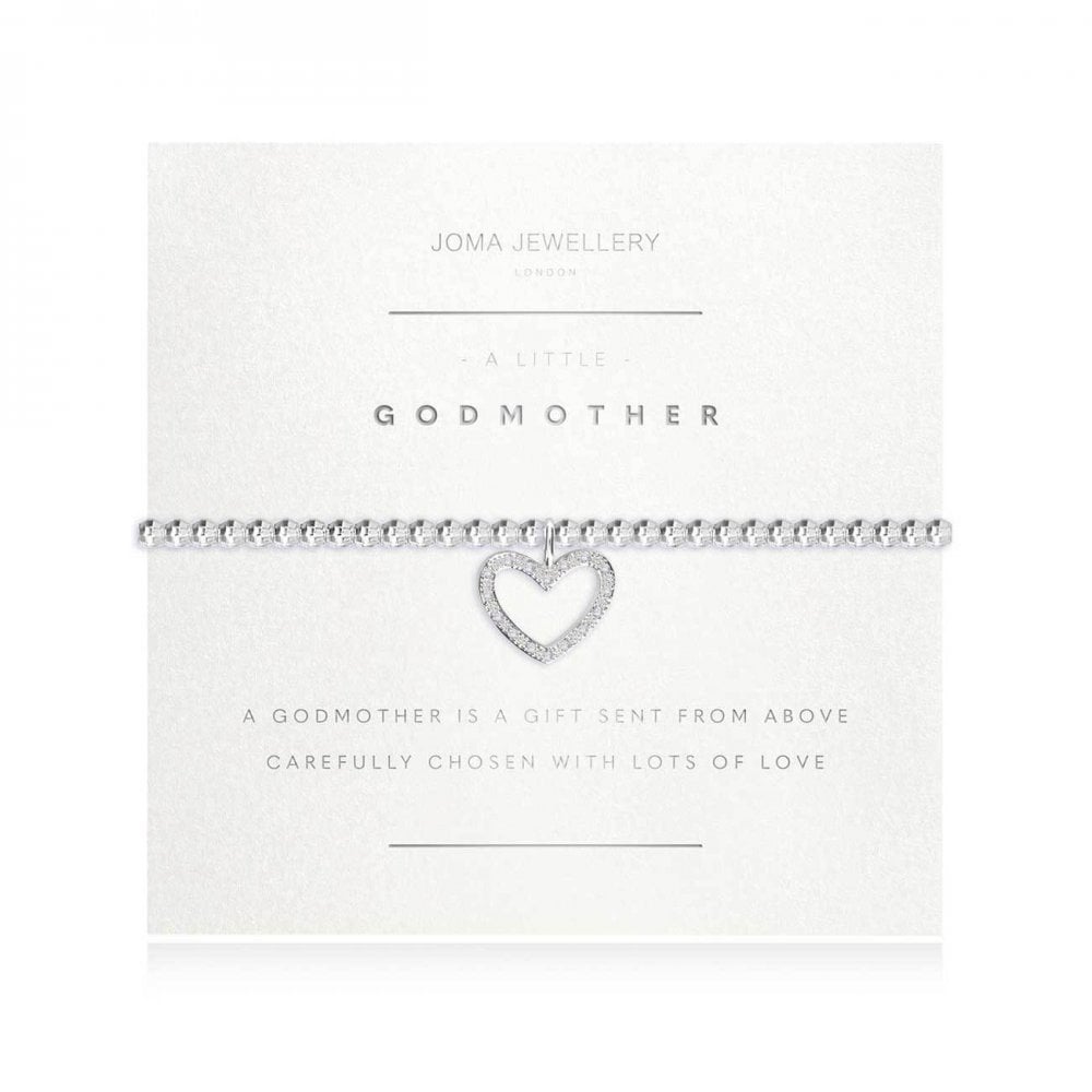 A Little | Godmother | Silver | Bracelet (Faceted) | 17.5cm Stretch