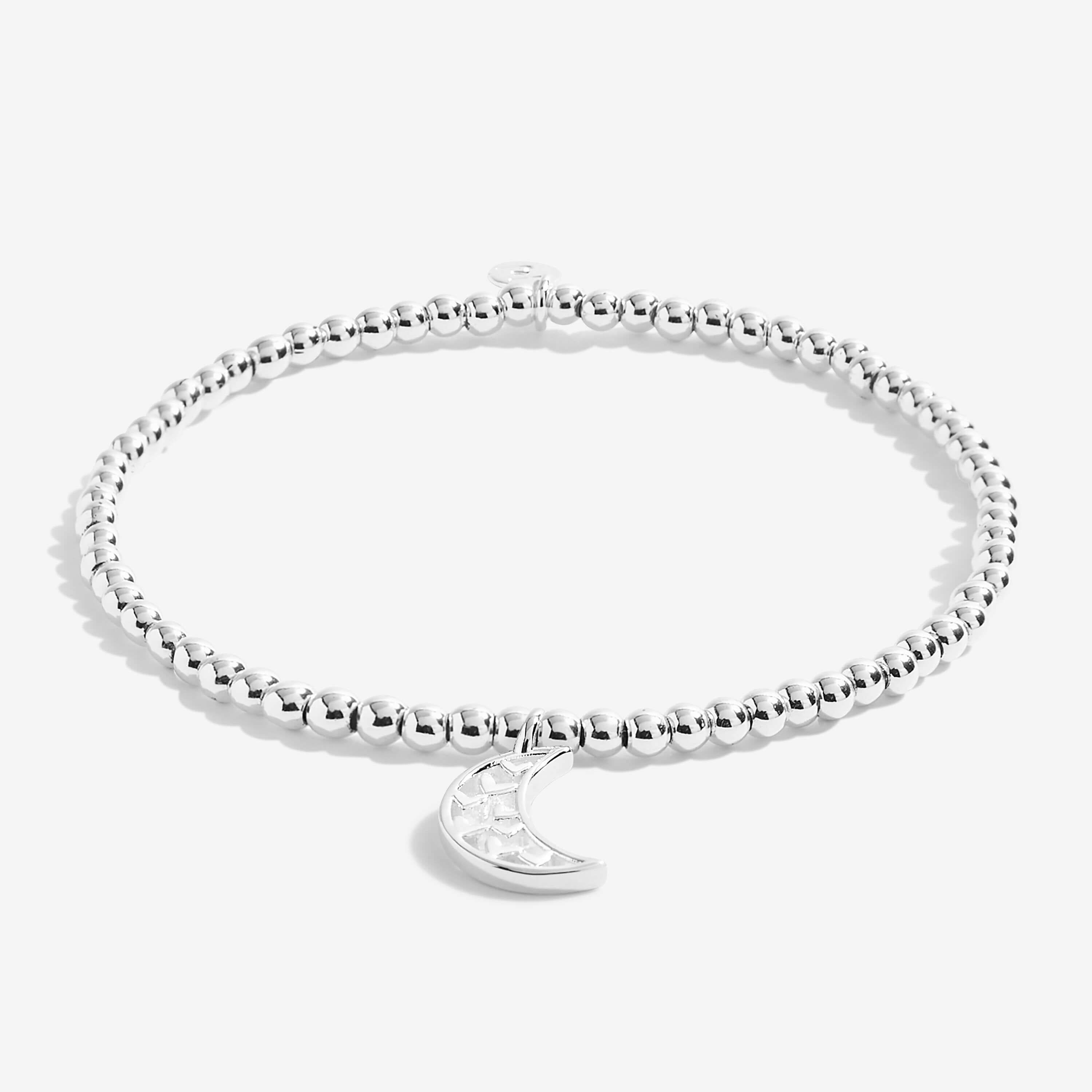 Beautifully Boxed A Littles | Love You To The Moon And Back Mum | Silver | Bracelet | 17.5cm Stretch