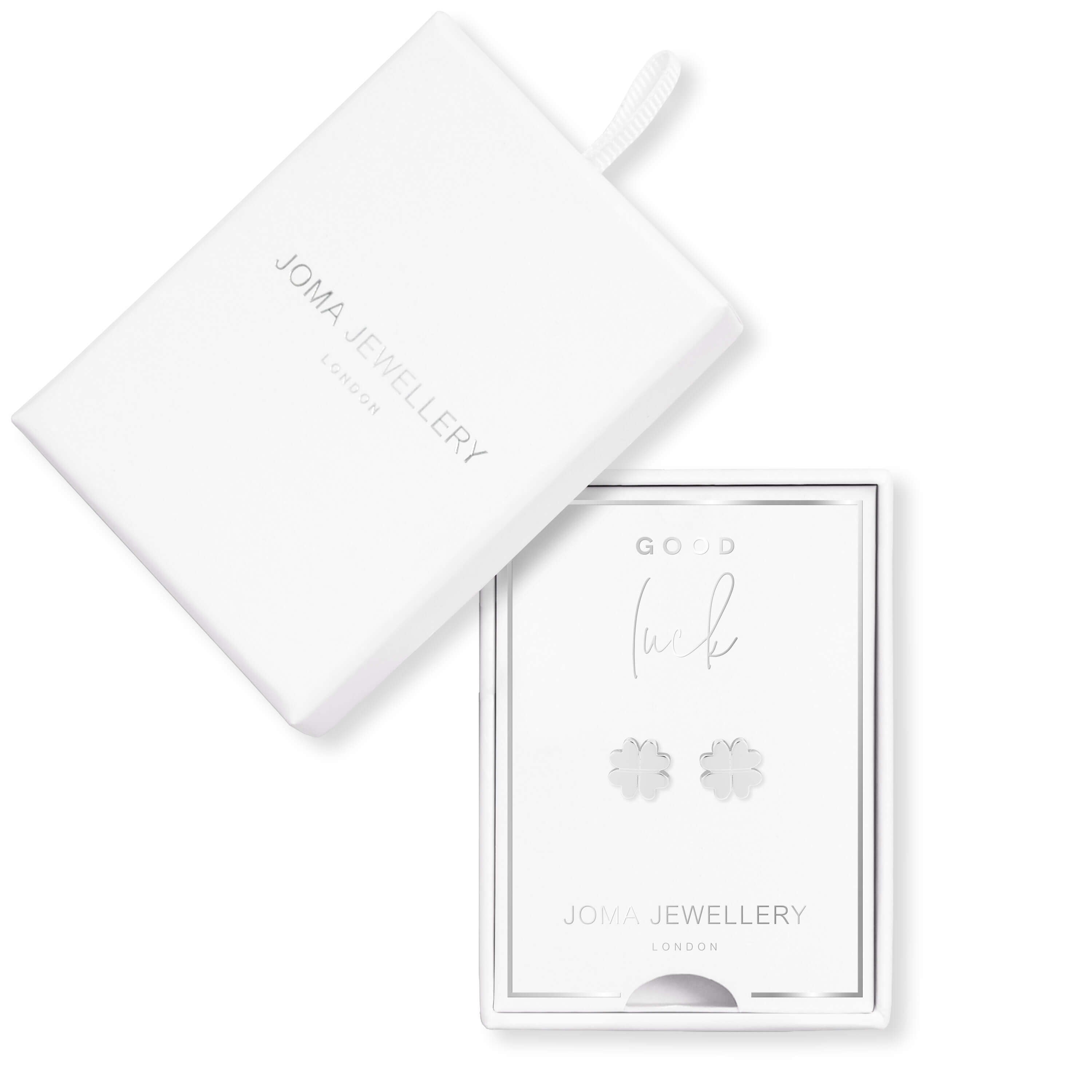 Treasure The Little Things | Good Luck | Silver | Earring Box
