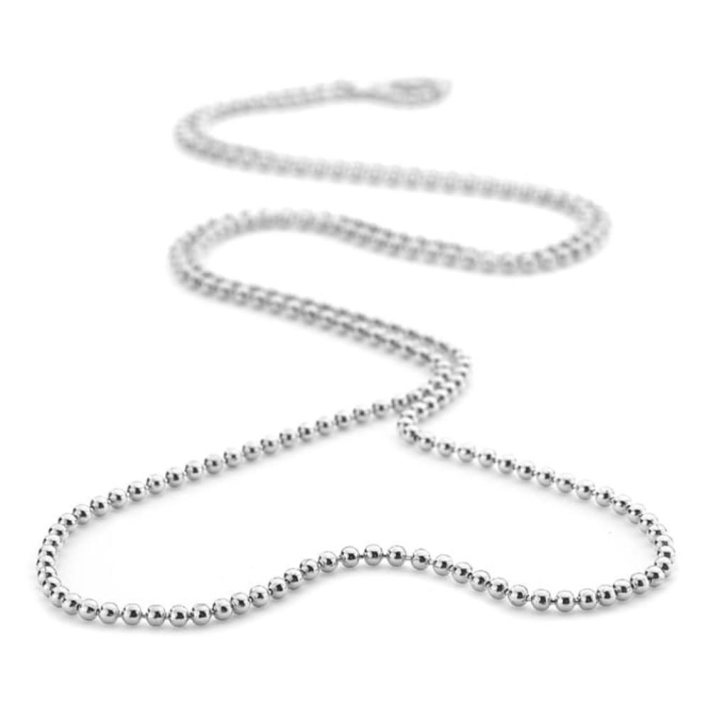Sterling Silver Bead Chain 30"