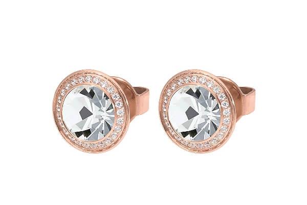 TONDO Deluxe (RG/P) 9mm Crystal Stud